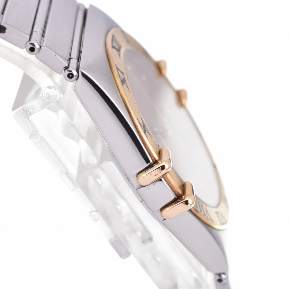 OMEGA Constellation day-date YG Flat Bezel gold Dial Quartz Men's
 Watch N#143150