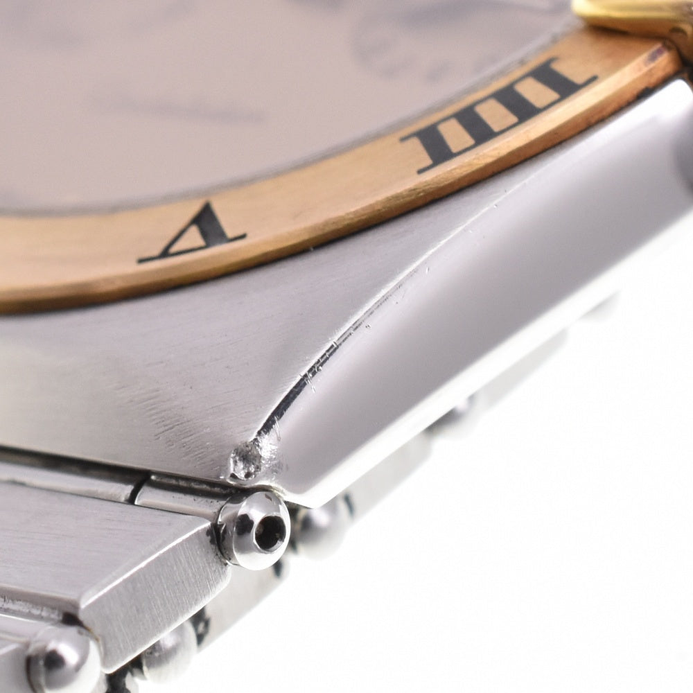 OMEGA Constellation day-date YG Flat Bezel gold Dial Quartz Men's
 Watch N#143150