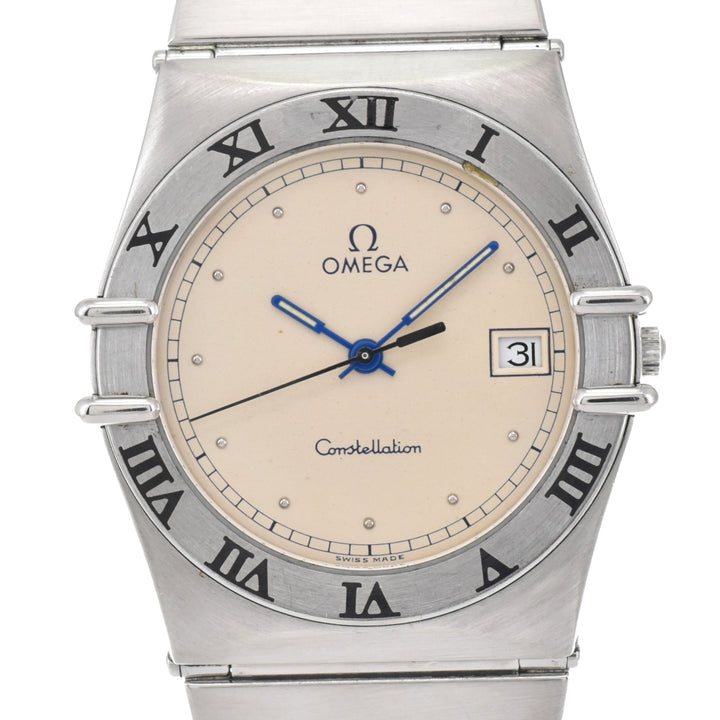 OMEGA Constellation date 1510.30 vintage Silver Dial Quartz Men's
 Watch O#143153