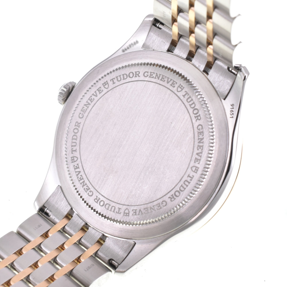 with paper TUDOR 1926 Ref.91651 1.6" date black Dial Automatic Men's
 Watch M#143154