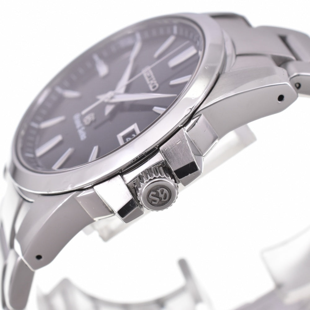 SEIKO Grand Seiko Date SBGX055/9F62-0AA1 black Dial Quartz Men's
 Watch N#143157