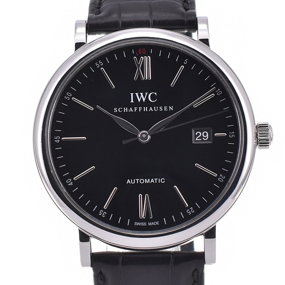 IWC SCHAFFHAUSEN Portofino IW356502 Date black Dial Automatic Men's
 Watch M#143159