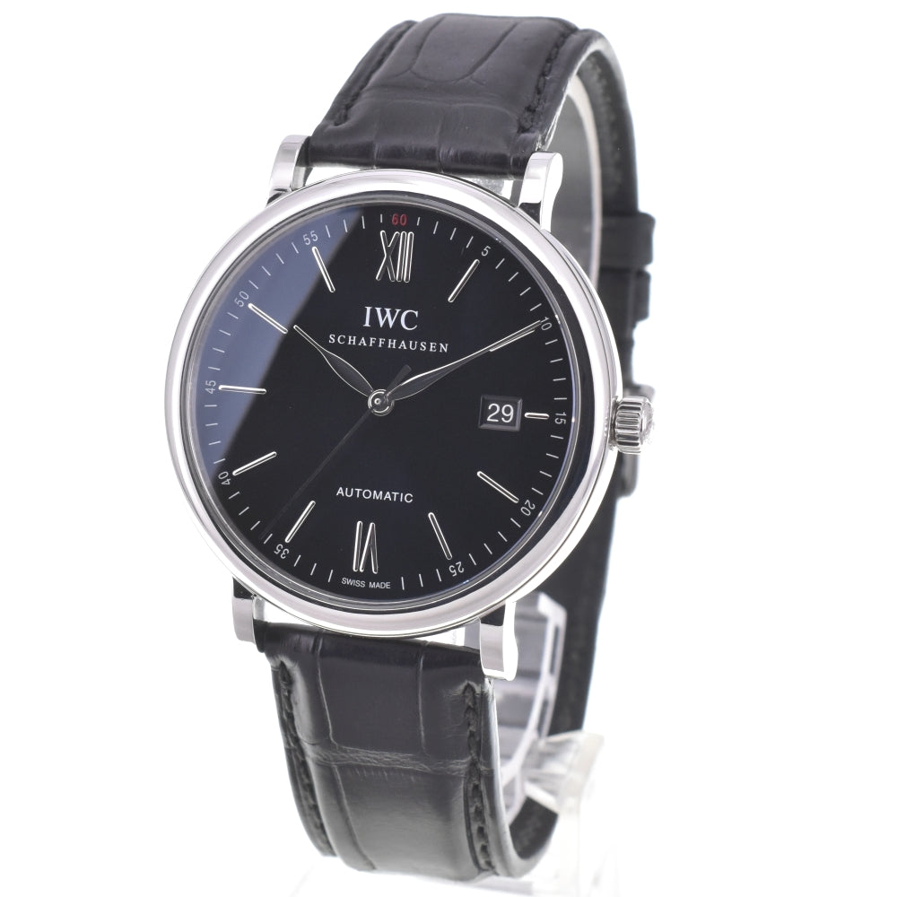 IWC SCHAFFHAUSEN Portofino IW356502 Date black Dial Automatic Men's
 Watch M#143159