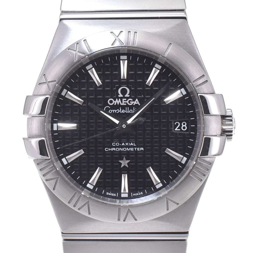 with paper OMEGA Constellation 123.10.35.20.01.002 Date black Dial Automatic Men's
 Watch M#143162