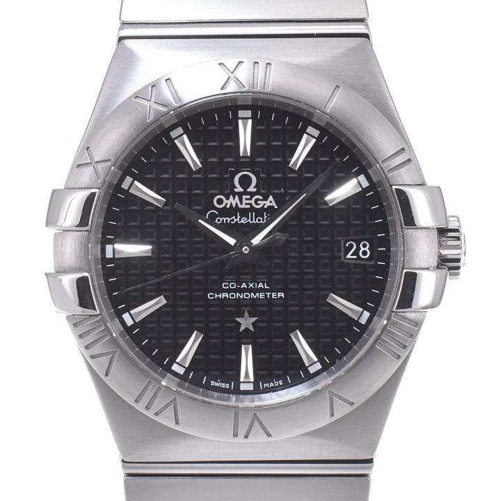 with paper OMEGA Constellation 123.10.35.20.01.002 Date black Dial Automatic Men's
 Watch M#143162