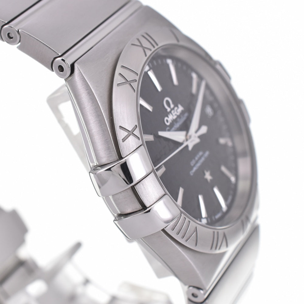 with paper OMEGA Constellation 123.10.35.20.01.002 Date black Dial Automatic Men's
 Watch M#143162