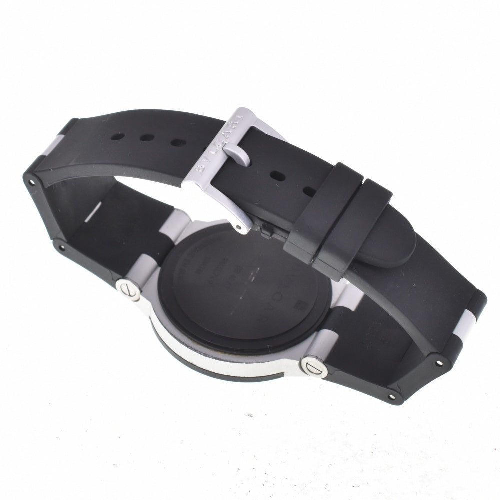 with paper BVLGARI Aluminum date BB40AT black Dial Automatic Men's
 Watch L#143165