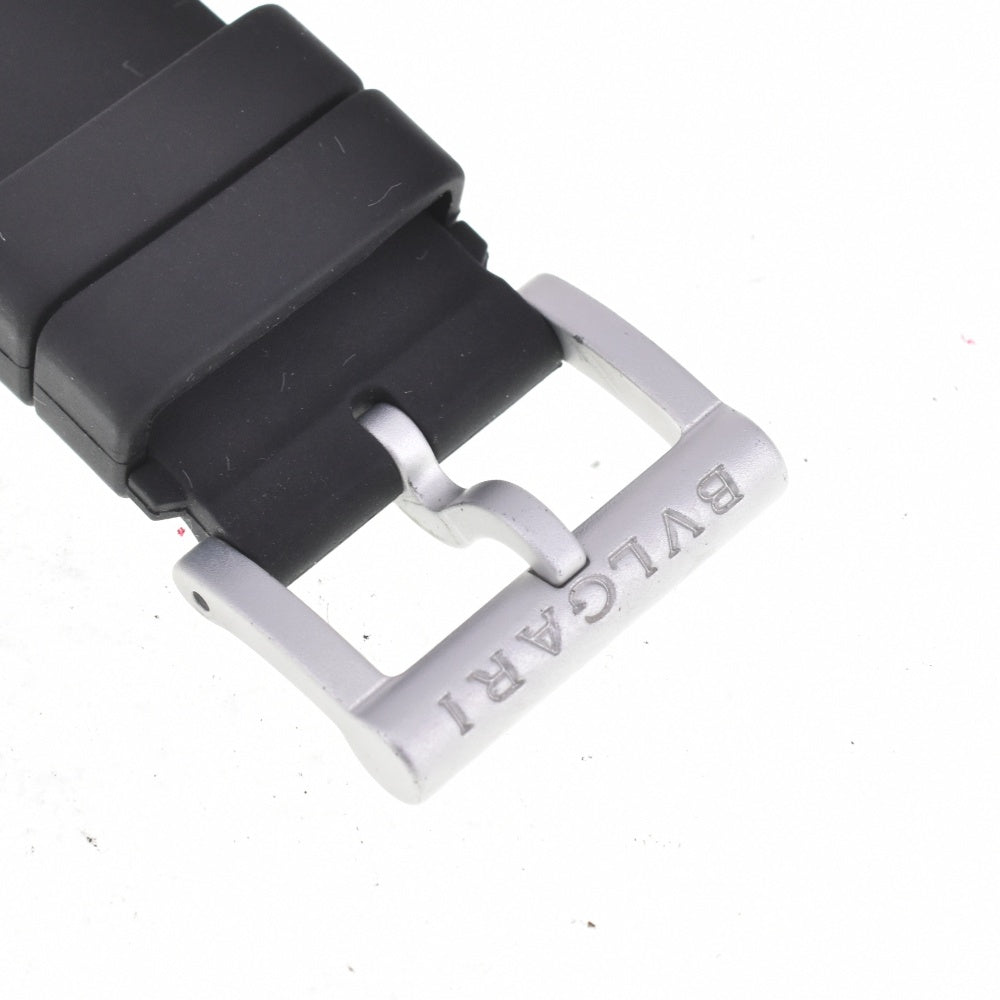 with paper BVLGARI Aluminum date BB40AT black Dial Automatic Men's
 Watch L#143165