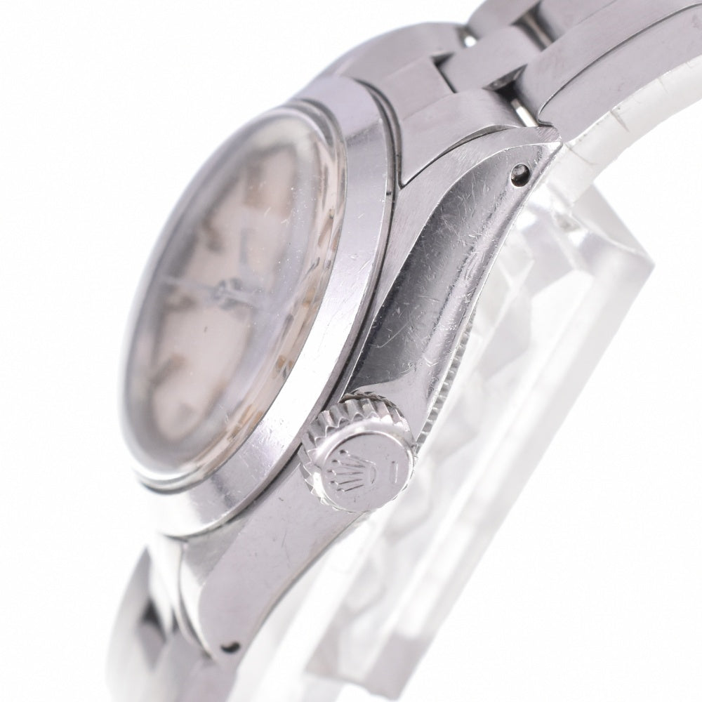 with paper ROLEX Oyster perpetual 6718 vintage Cal.2030 Silver Dial Automatic Ladies
 Watch M#143166