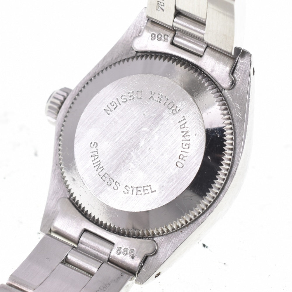 with paper ROLEX Oyster perpetual 6718 vintage Cal.2030 Silver Dial Automatic Ladies
 Watch M#143166