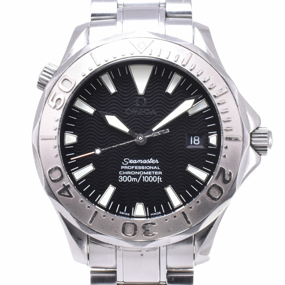 with paper OMEGA Seamaster 300M 2230.50 WG Bezel Date Chronometer black Dial Automatic Men's
 Watch M#143167
