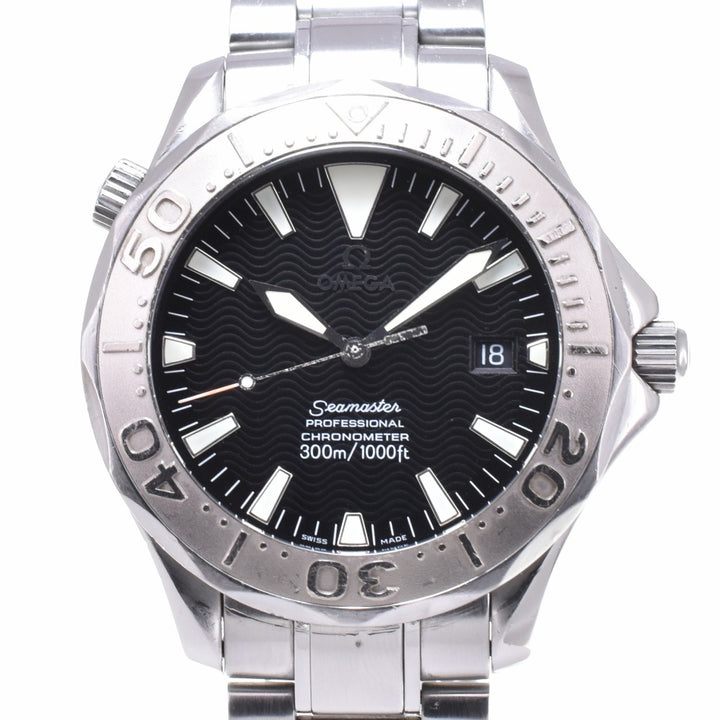 with paper OMEGA Seamaster 300M 2230.50 WG Bezel Date Chronometer black Dial Automatic Men's
 Watch M#143167