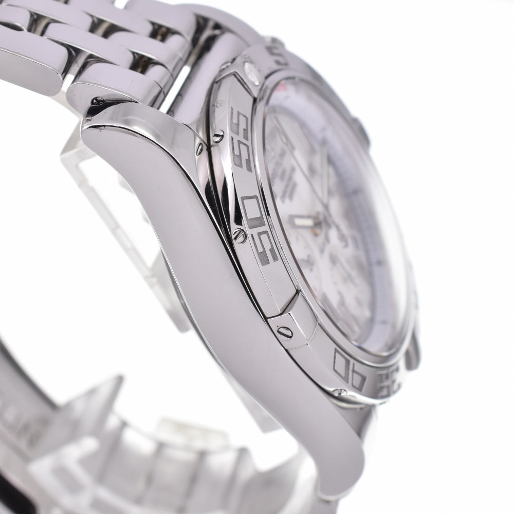 with paper BREITLING Chrono mat 44 AB0110 White shell Dial Automatic Men's
 Watch M#143176
