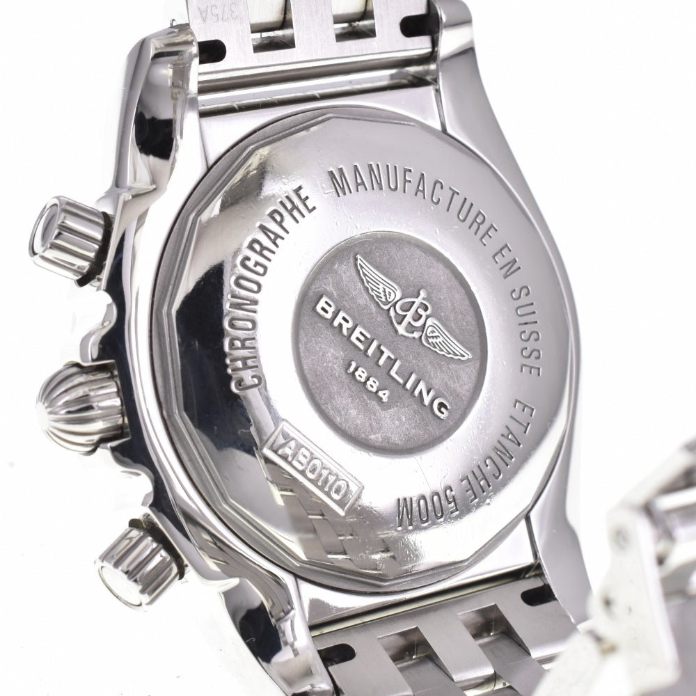 with paper BREITLING Chrono mat 44 AB0110 White shell Dial Automatic Men's
 Watch M#143176