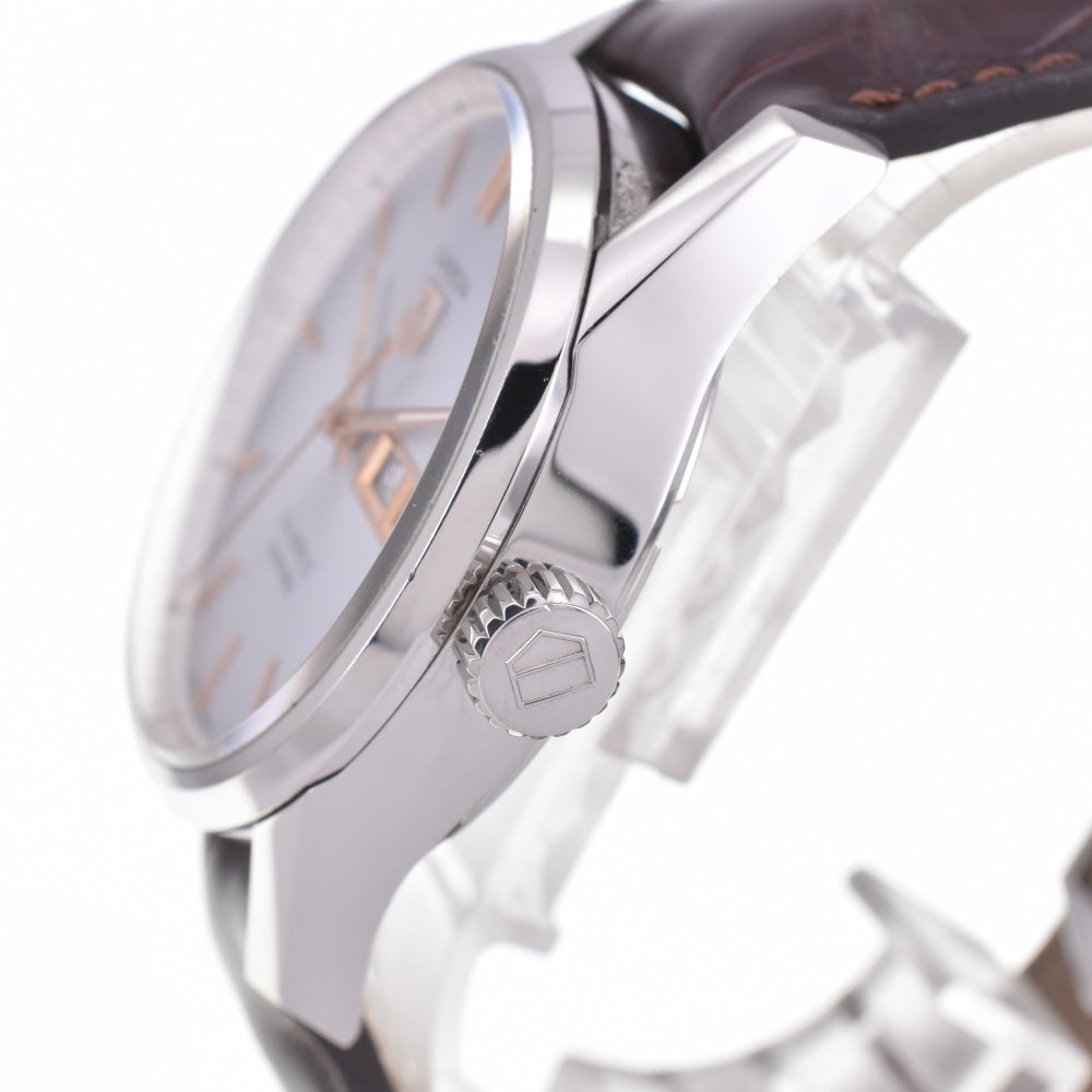 TAG HEUER Carrera Caliber 5 WAR201D-1 Day date Silver Dial Automatic Men's
 Watch M#143178