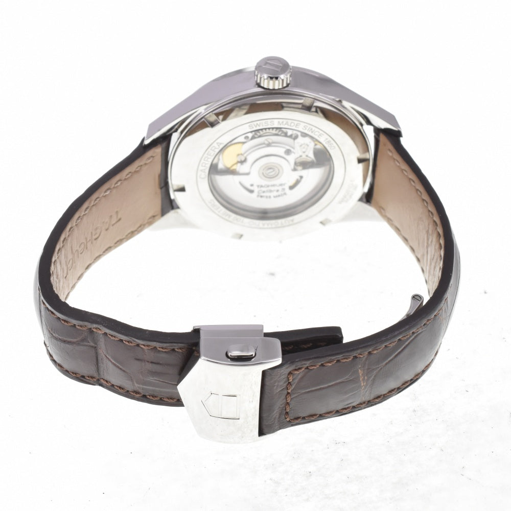TAG HEUER Carrera Caliber 5 WAR201D-1 Day date Silver Dial Automatic Men's
 Watch M#143178