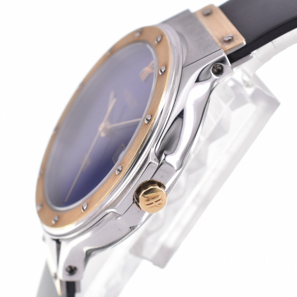 HUBLOT MDM Classic 1401.2 Date Stainless Steel/K18 Rubber blue Dial Quartz Unisex
 Watch L#143180