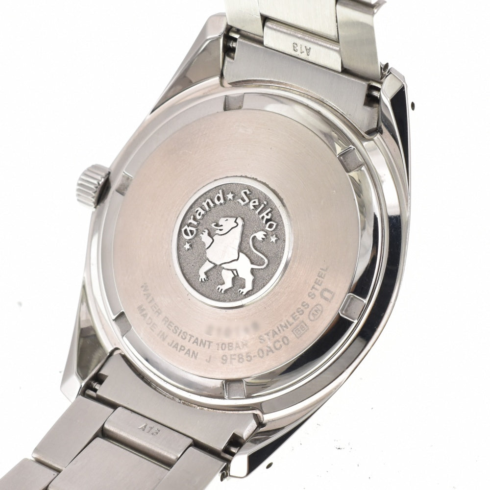 with paper SEIKO Grand Seiko SBGP011/9F85-0AC0 Date black Dial Quartz Men's
 Watch L#143182