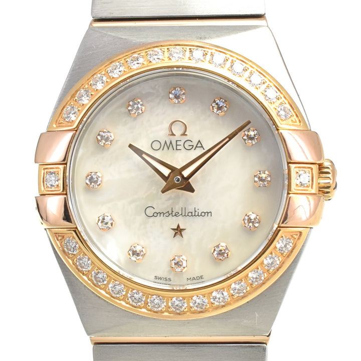 OMEGA Constellation Blush 123.25.24.60.55.001 Stainless Steel / K18YG / Diamond White shell Dial Quartz Ladies
 Watch O#143183