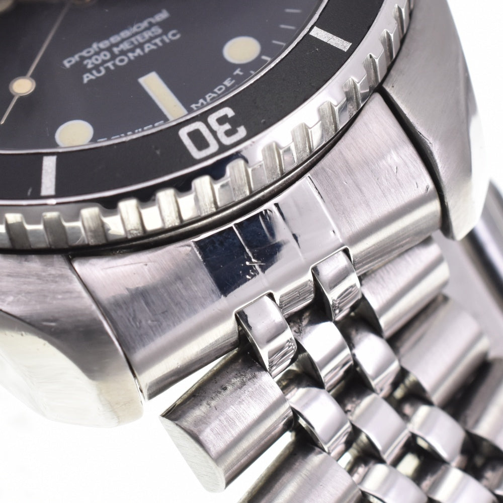 Heuer professional 844/3 Monnin Case black Dial Automatic Men's
 Watch N#143186