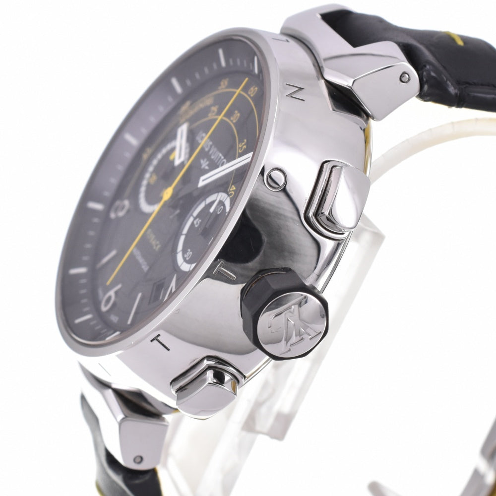 LOUIS VUITTON Tambour Flyback Chrono Vole 2 Q102B 888 world limited black Dial Automatic Men's
 Watch M#143187