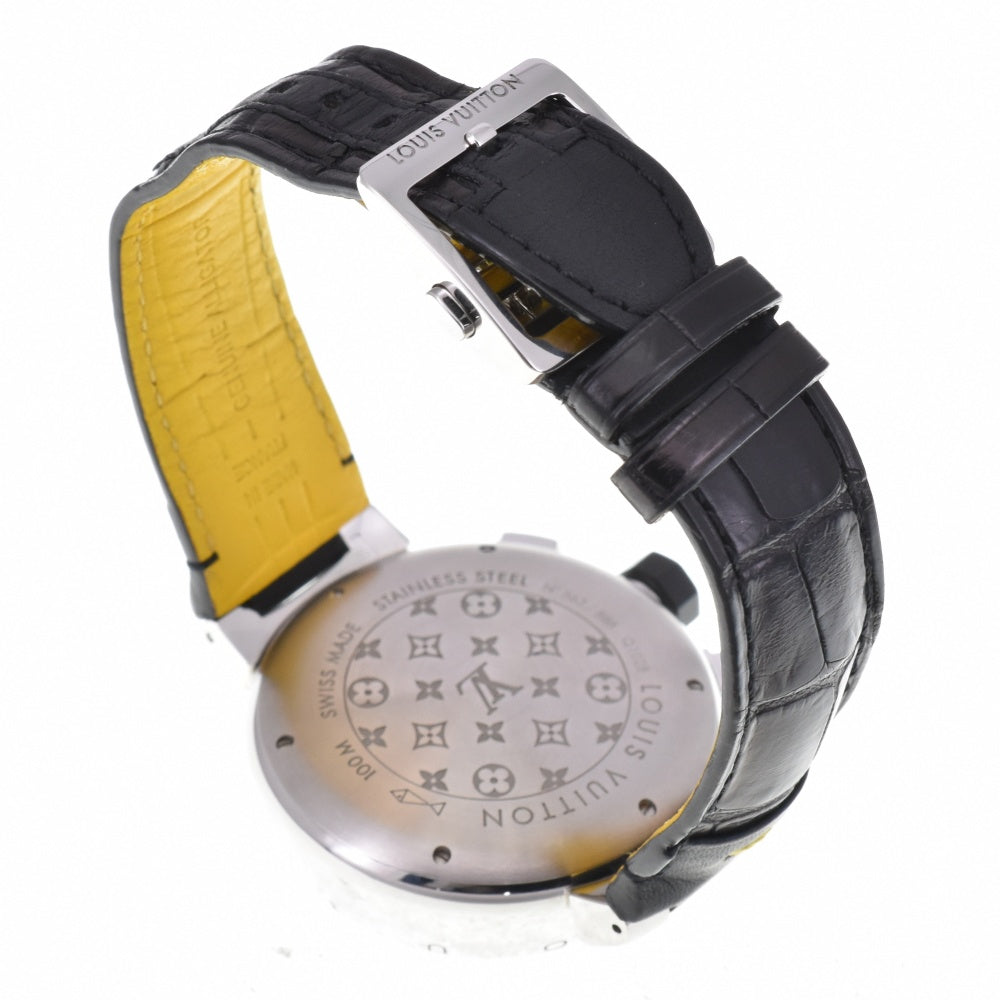 LOUIS VUITTON Tambour Flyback Chrono Vole 2 Q102B 888 world limited black Dial Automatic Men's
 Watch M#143187