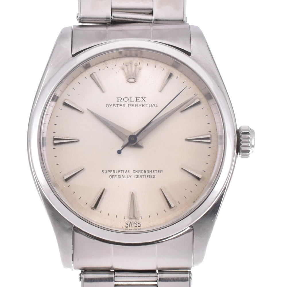 ROLEX Oyster perpetual Ref.1002 Cal.1560 Silver Dial Automatic Men's
 Watch C#143188