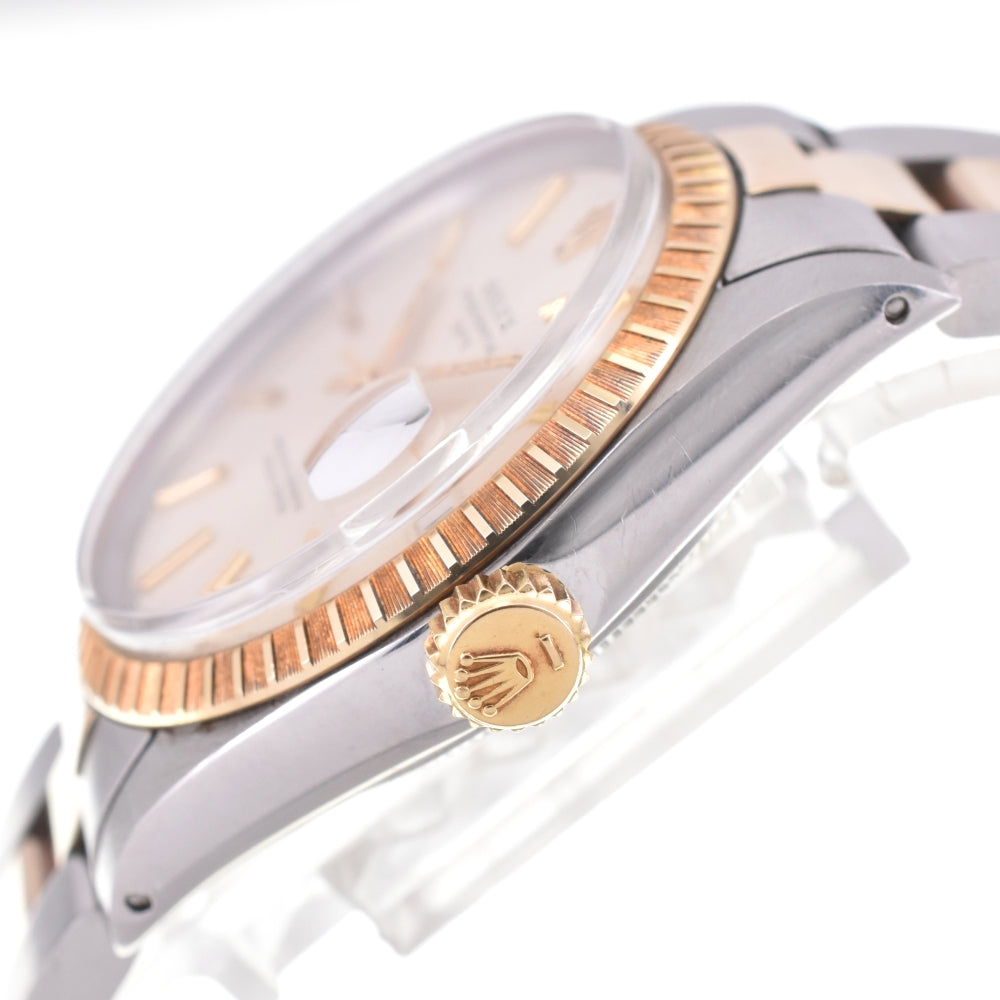 ROLEX Oyster Perpetual Date 1505 vintage Cal.1570 Silver Dial Automatic Men's
 Watch N#143196