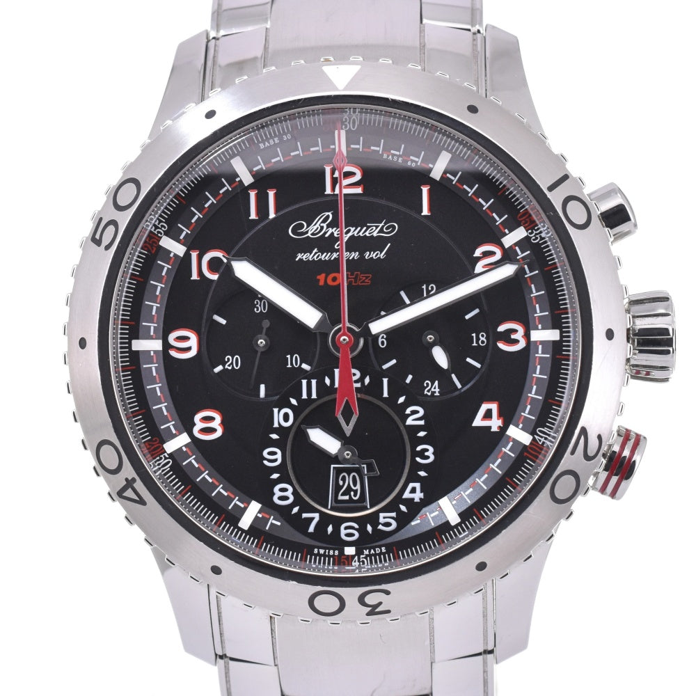 with paper Breguet Type XXII 3880ST/H2/SX0 black Dial Automatic Men's
 Watch N#143197