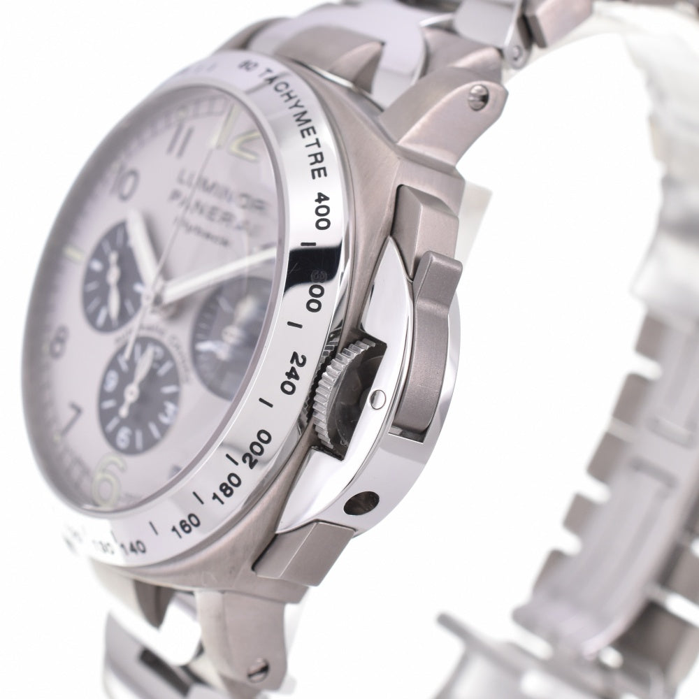 with paper PANERAI Luminor Chrono Flyback PAM00060 Limited to 300 pieces, equipped with El Primero Silver / Black Dial Automatic Men's
 Watch N#143200