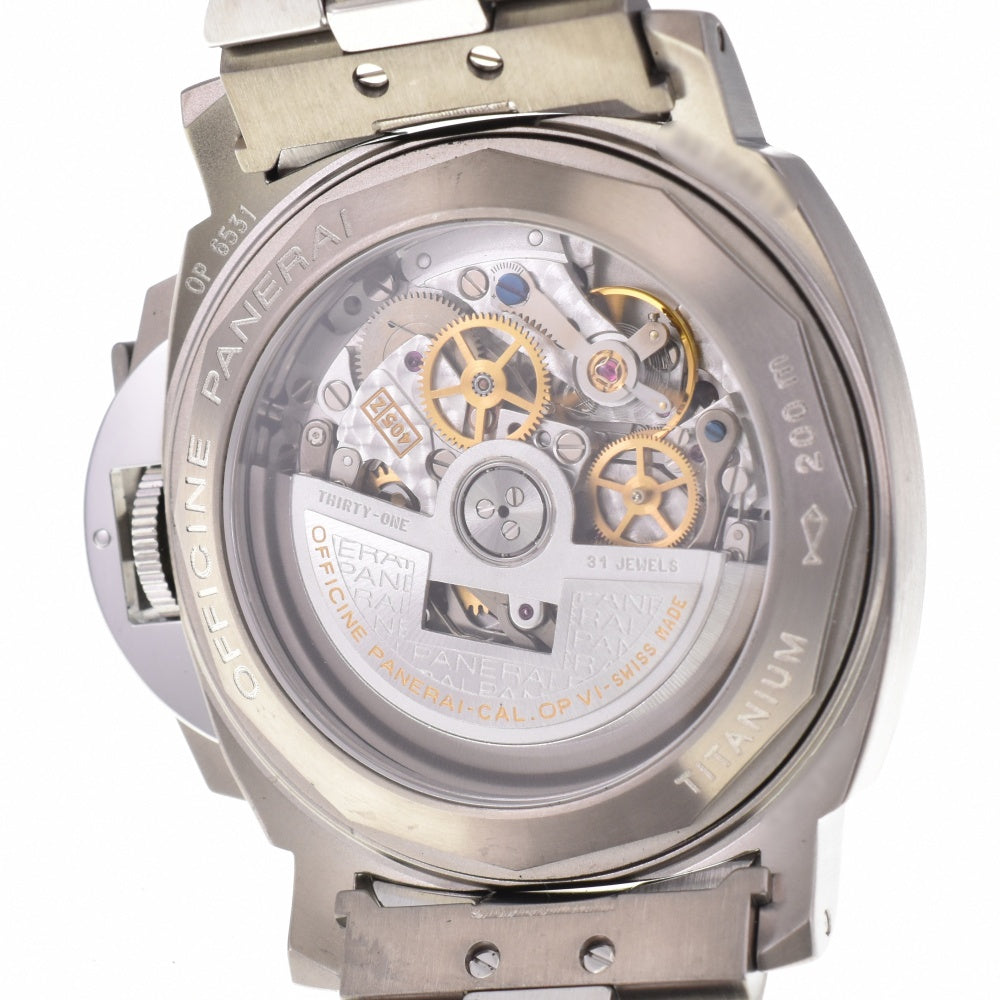 with paper PANERAI Luminor Chrono Flyback PAM00060 Limited to 300 pieces, equipped with El Primero Silver / Black Dial Automatic Men's
 Watch N#143200