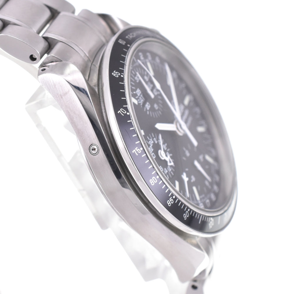 with paper OMEGA Speedmaster 3520.50 Mark 40 Cosmos Triple calendar chronograph black Dial Automatic Men's
 Watch N#143212