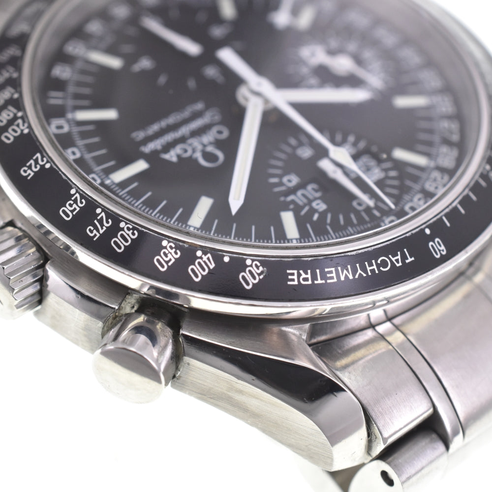 with paper OMEGA Speedmaster 3520.50 Mark 40 Cosmos Triple calendar chronograph black Dial Automatic Men's
 Watch N#143212