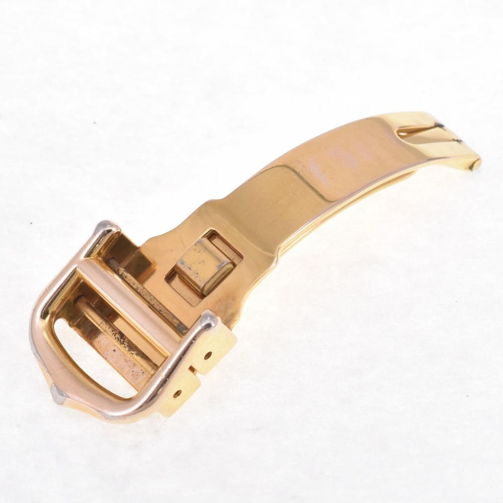CARTIER Must Vendome SM Vermeil 590004 SV925 (Gold Plated) / Leather Silver Dial Quartz Ladies
 Watch M#143217