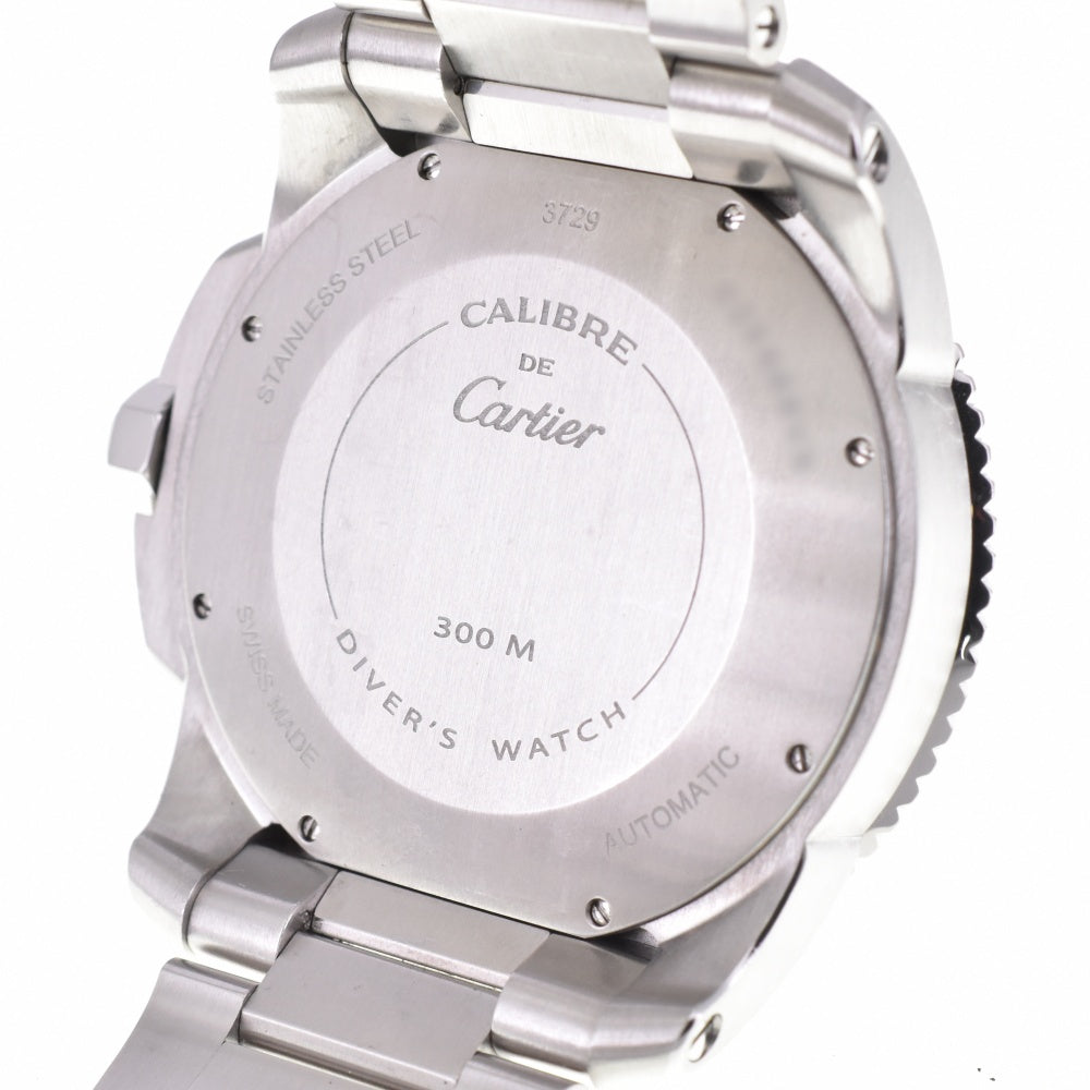CARTIER Calibur de Cartier diver W7100057 black Dial Automatic Men's
 Watch N#143218