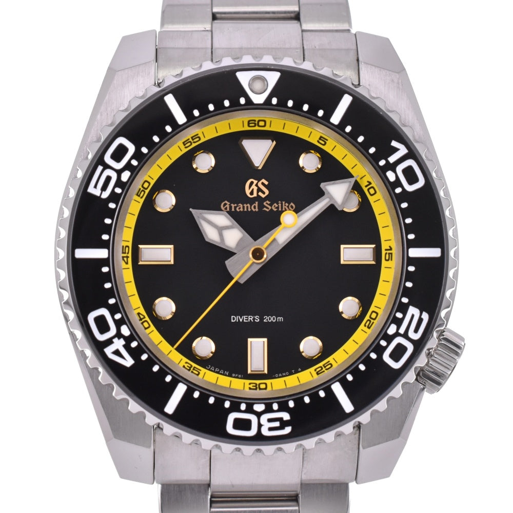 SEIKO Grand Seiko Sports Collection SBGX339/9F61-0AM0 Limited to 800 Black / yellow Dial Quartz Men's
 Watch N#143219
