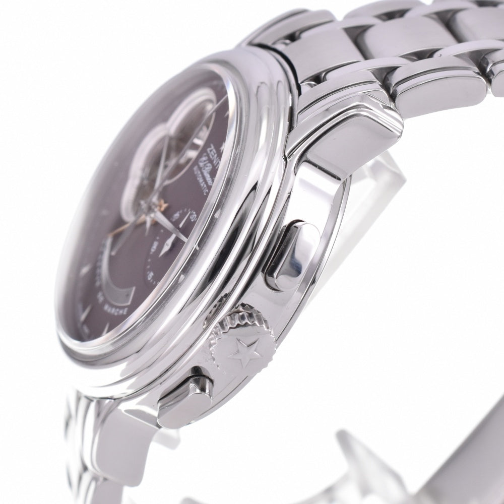 with paper ZENITH Chronomaster T Open 03.0240.4021 Power reserve Brown Dial Automatic Men's
 Watch N#143221