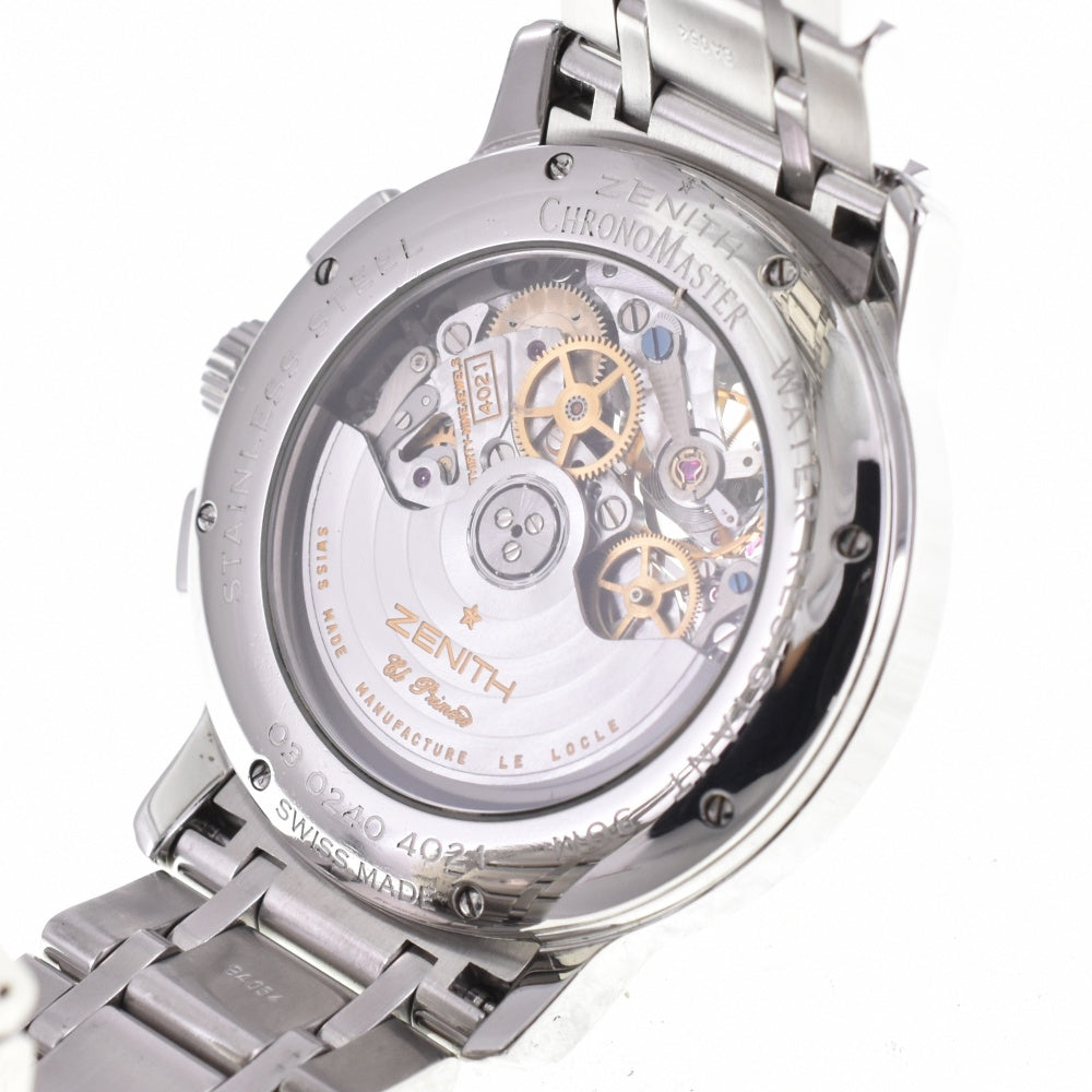 with paper ZENITH Chronomaster T Open 03.0240.4021 Power reserve Brown Dial Automatic Men's
 Watch N#143221