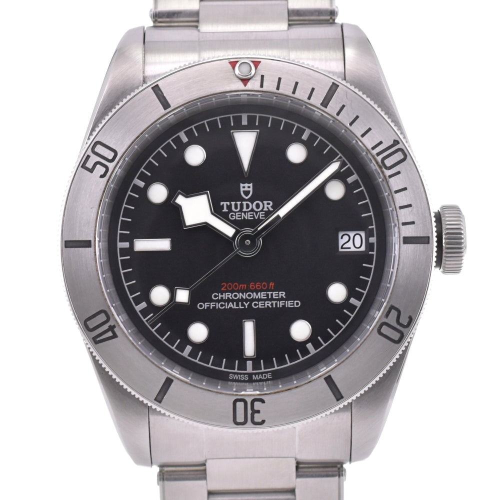 with paper TUDOR Black bay 79730 stainless steel black Dial Automatic Men's
 Watch N#143223