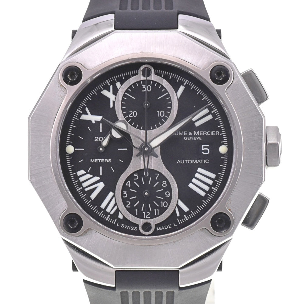 Baume & Mercier Riviera 65605 Chronograph Date black Dial Automatic Men's
 Watch M#143226