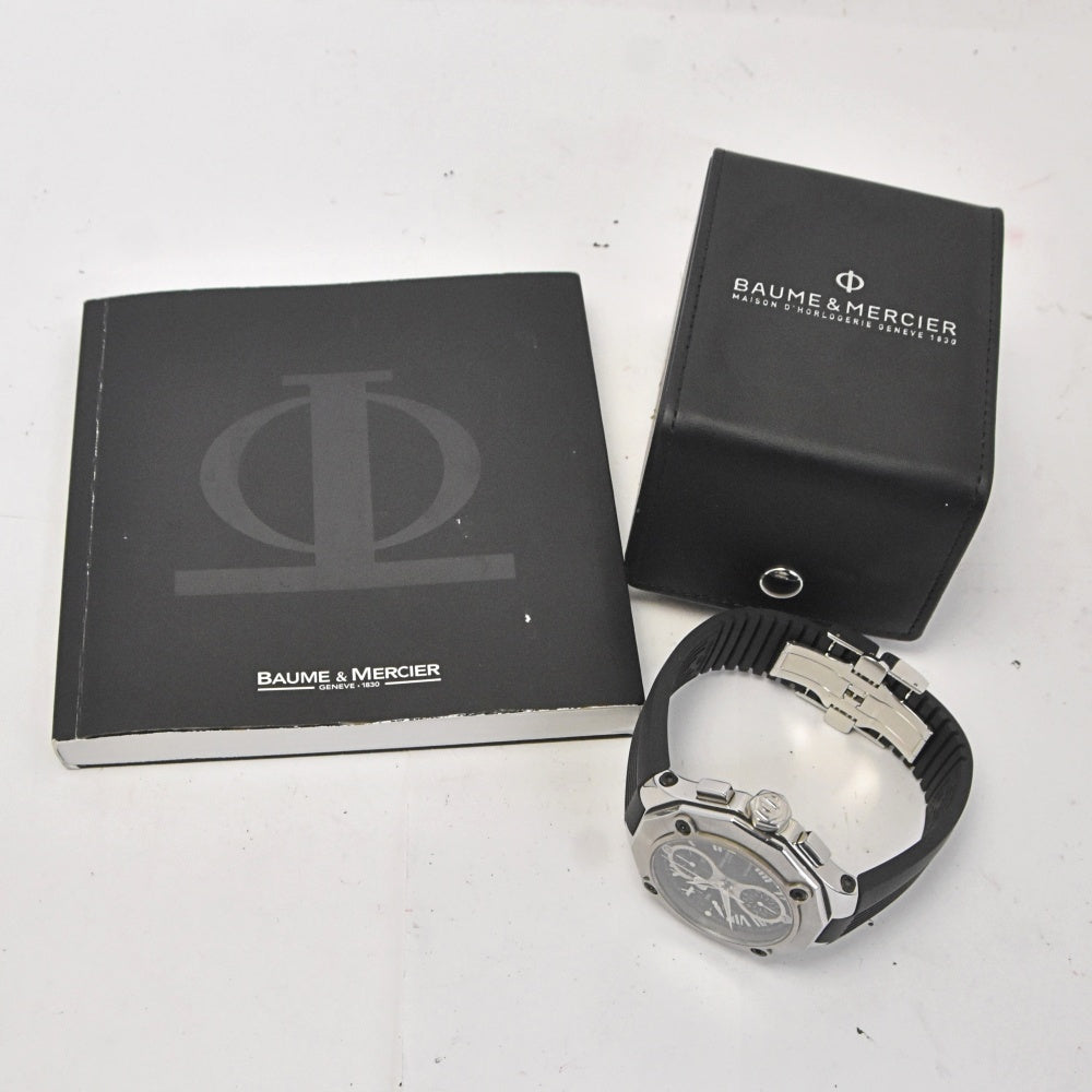 Baume & Mercier Riviera 65605 Chronograph Date black Dial Automatic Men's
 Watch M#143226