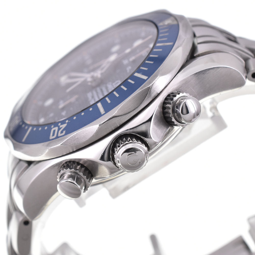 with paper OMEGA Seamaster300 2599.80 Chronograph Date blue Dial Automatic Men's
 Watch R#143228