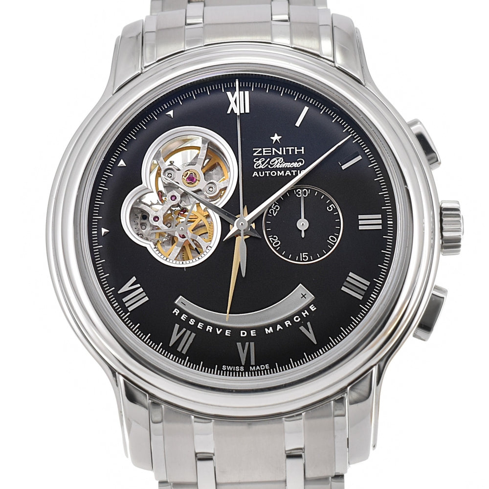 ZENITH El Primero Chronomaster XXT Open 03.1260.4021 Chronograph black Dial Automatic Men's
 Watch O#143230