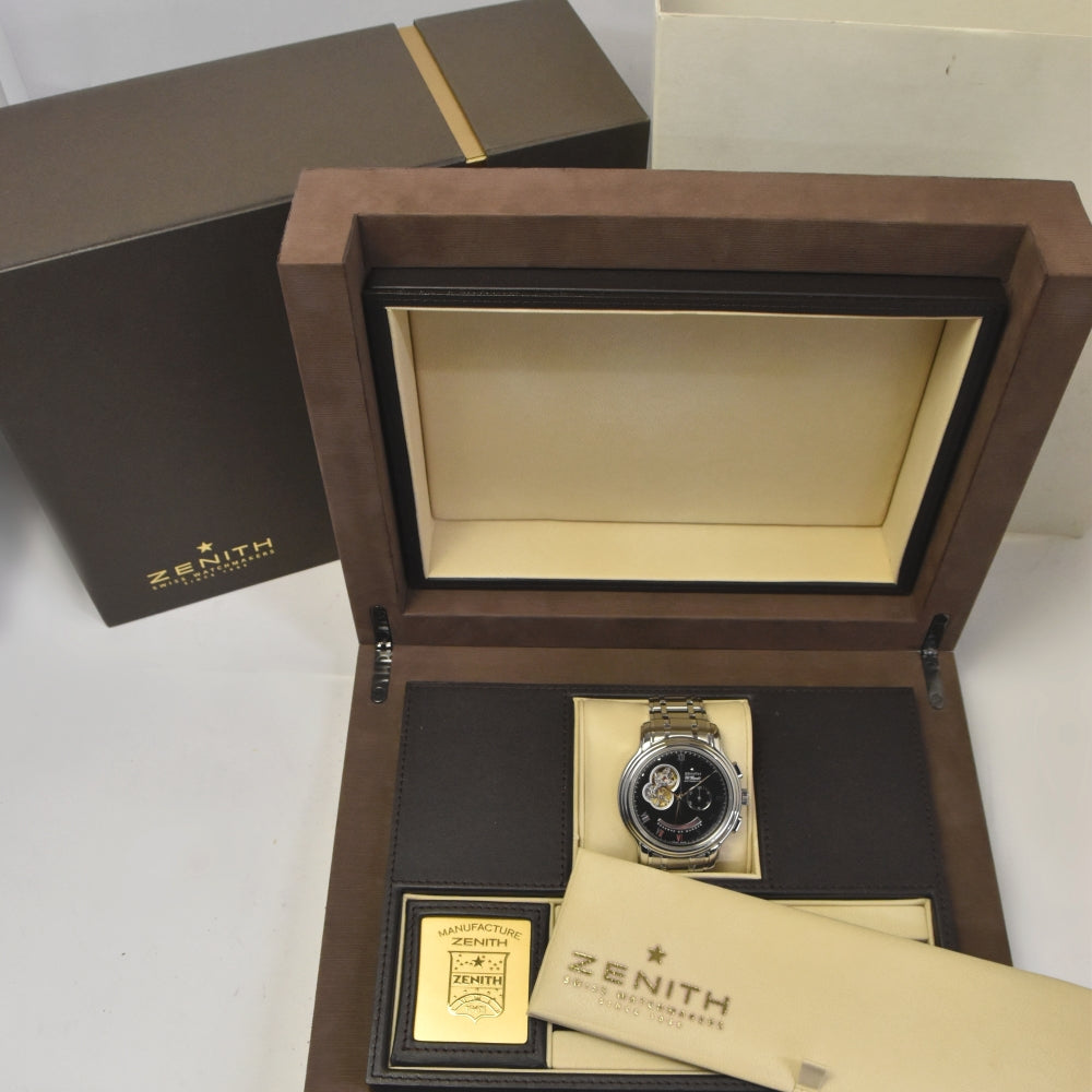 ZENITH El Primero Chronomaster XXT Open 03.1260.4021 Chronograph black Dial Automatic Men's
 Watch O#143230
