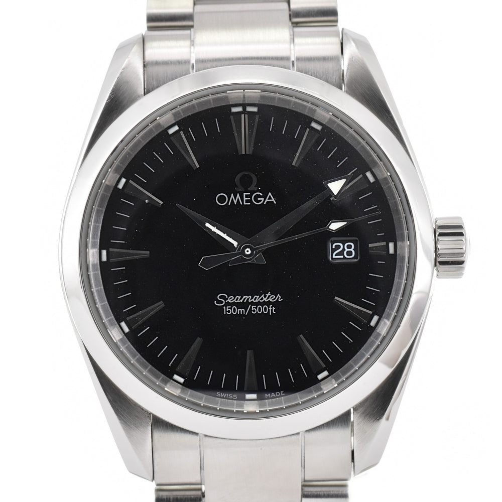 OMEGA Seamaster Aqua Terra 150m 2518.50 Date black Dial Quartz Men's
 Watch O#143232