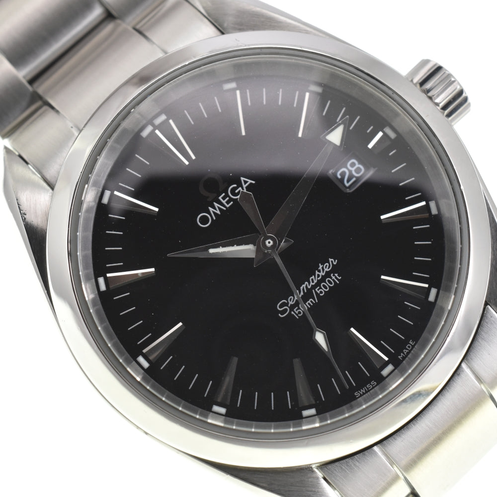 OMEGA Seamaster Aqua Terra 150m 2518.50 Date black Dial Quartz Men's
 Watch O#143232