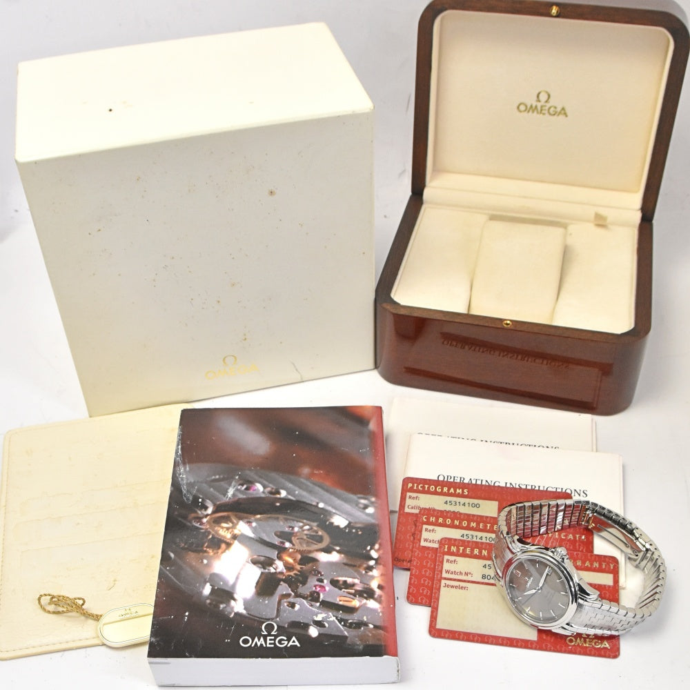 with paper OMEGA De Ville 4531.41 Date gray Dial Automatic Men's
 Watch O#143233