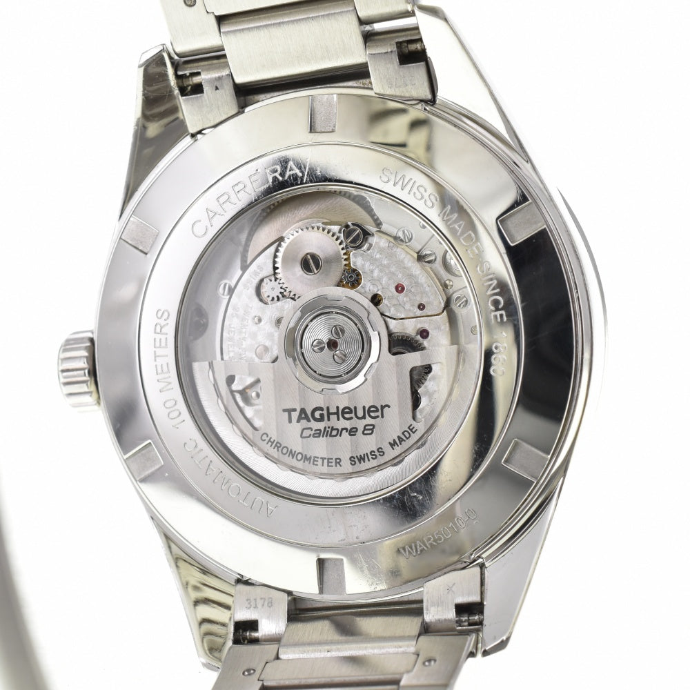 with paper TAG HEUER Carrera WAR5010 Caliber 8 black Dial Automatic Men's
 Watch O#143238