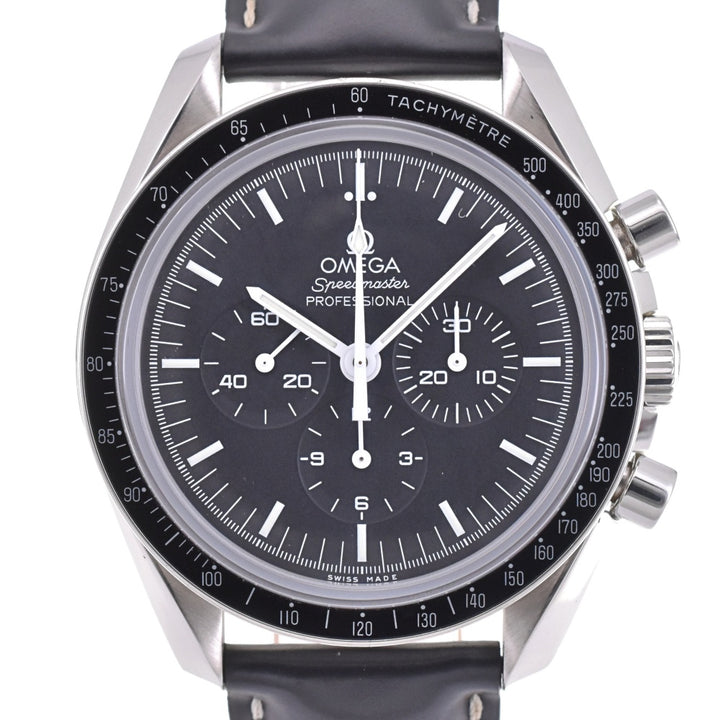 with paper OMEGA Speedmaster Moonwatch Professional 311.33.42.30.01.002 black Dial Hand Winding Men's
 Watch N#143241