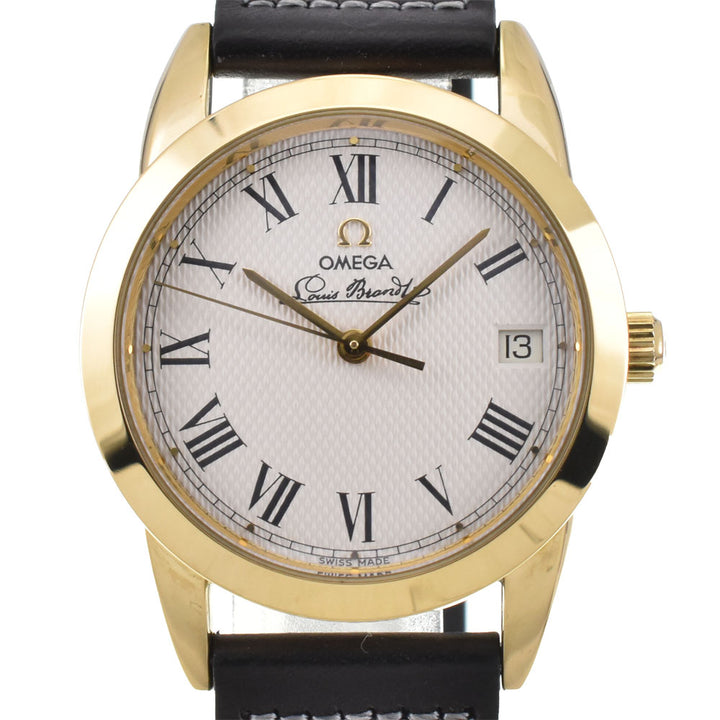 OMEGA Louis blanc 5311.30.12 Cal.1119 K18YG / Leather Silver Dial Automatic Men's
 Watch R#143242